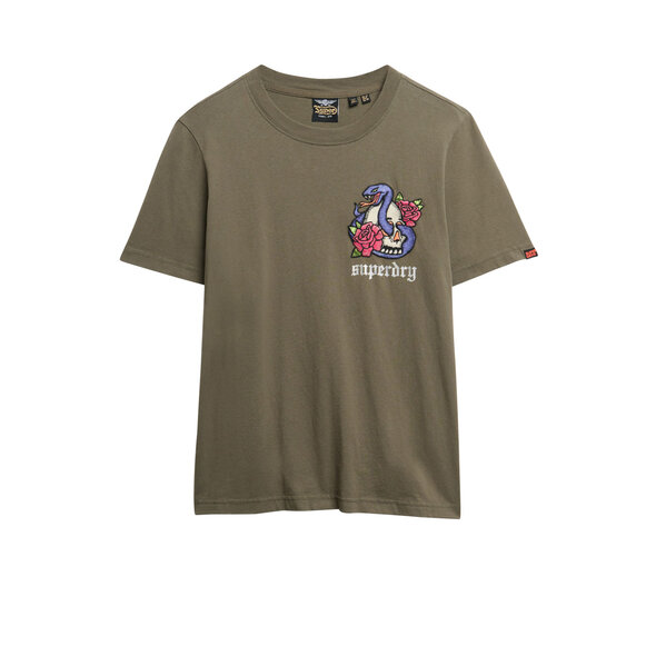 SUPERDRY OLD SCHOOL TATTOO ΜΠΛΟΥΖΑ ΓΥΝΑΙΚΕΙA W1011605A-TSJ
