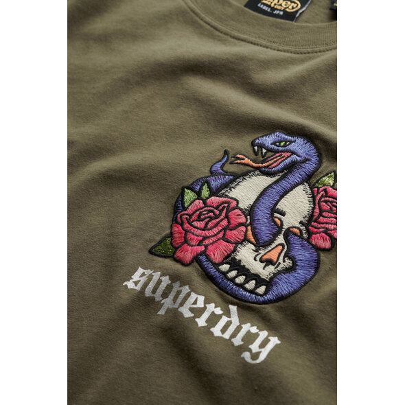 SUPERDRY OLD SCHOOL TATTOO ΜΠΛΟΥΖΑ ΓΥΝΑΙΚΕΙA W1011605A-TSJ