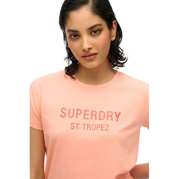 SUPERDRY SPORT LUXE FITTED ΜΠΛΟΥΖΑ ΓΥΝΑΙΚΕΙA W1011612A-2WS