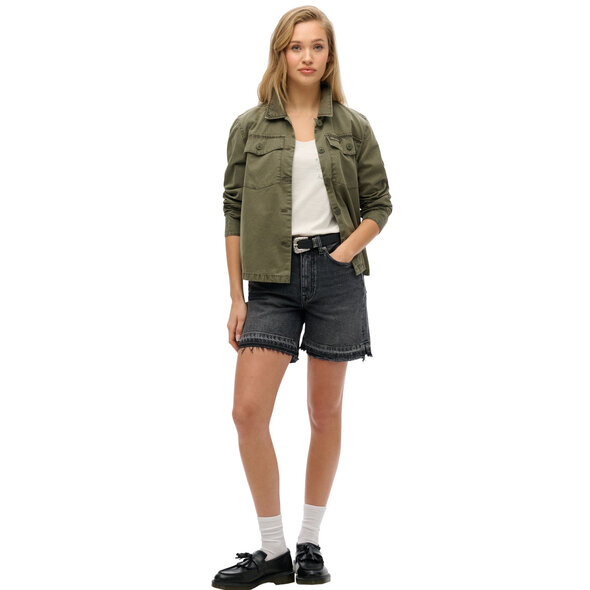 SUPERDRY LO-FI BIKER SCOOP NECK ΜΠΛΟΥΖΑ ΓΥΝΑΙΚΕΙA W1011613A-1KZ