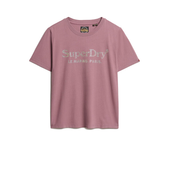 SUPERDRY VENUE METALLIC ΜΠΛΟΥΖΑ ΓΥΝΑΙΚΕΙA W1011617A-D7C