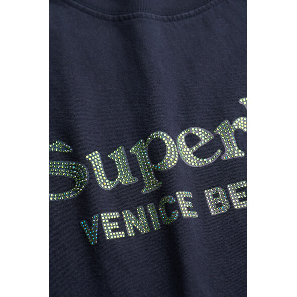 SUPERDRY VENUE METALLIC ΜΠΛΟΥΖΑ ΓΥΝΑΙΚΕΙA W1011617B-98T