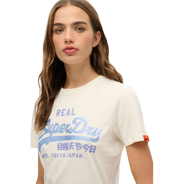 SUPERDRY VL RHINESTONE ΜΠΛΟΥΖΑ ΓΥΝΑΙΚΕΙA W1011626A-NLY