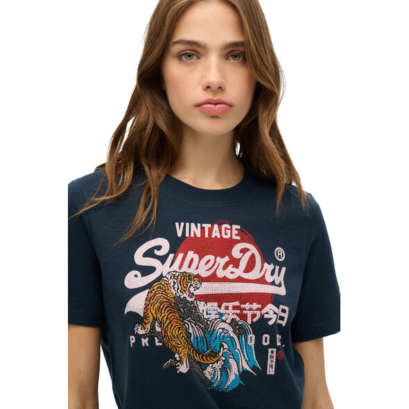 SUPERDRY VL TOKYO ΜΠΛΟΥΖΑ ΓΥΝΑΙΚΕΙA W1011627A-JWV