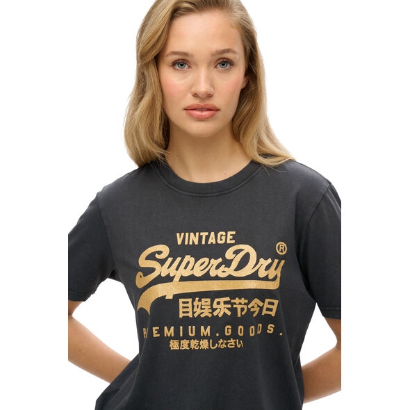 SUPERDRY VL METALLIC ΜΠΛΟΥΖΑ ΓΥΝΑΙΚΕΙA W1011631A-8IW