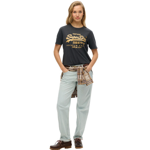 SUPERDRY VL METALLIC ΜΠΛΟΥΖΑ ΓΥΝΑΙΚΕΙA W1011631A-8IW