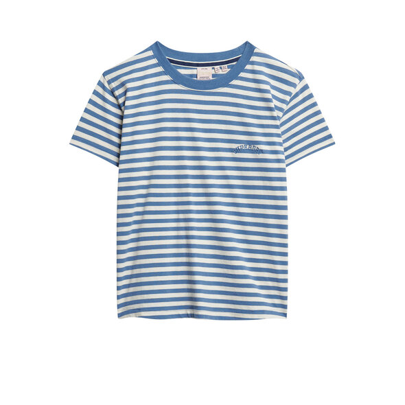 SUPERDRY ESSENTIAL LOGO STRIPE ΜΠΛΟΥΖΑ ΓΥΝΑΙΚΕΙA W1011640A-1IN