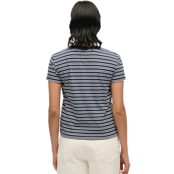 SUPERDRY ESSENTIAL LOGO STRIPE ΜΠΛΟΥΖΑ ΓΥΝΑΙΚΕΙA W1011640A-2JL