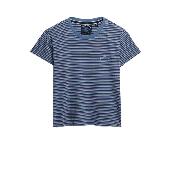 SUPERDRY ESSENTIAL LOGO STRIPE ΜΠΛΟΥΖΑ ΓΥΝΑΙΚΕΙA W1011640A-E9H
