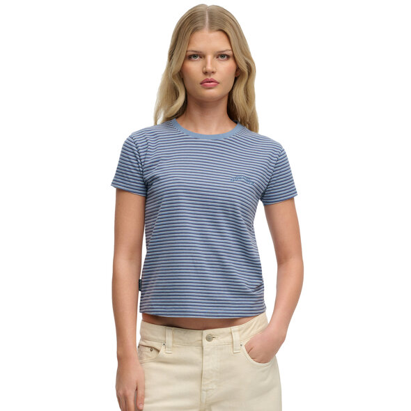 SUPERDRY ESSENTIAL LOGO STRIPE ΜΠΛΟΥΖΑ ΓΥΝΑΙΚΕΙA W1011640A-E9H