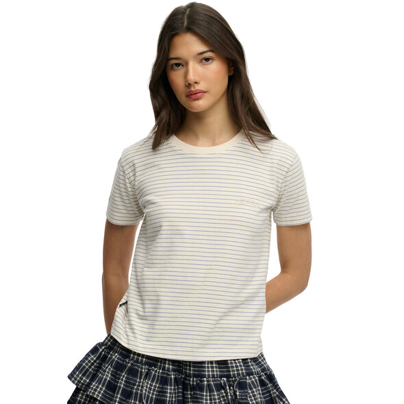 SUPERDRY ESSENTIAL LOGO STRIPE ΜΠΛΟΥΖΑ ΓΥΝΑΙΚΕΙA W1011640A-K9J