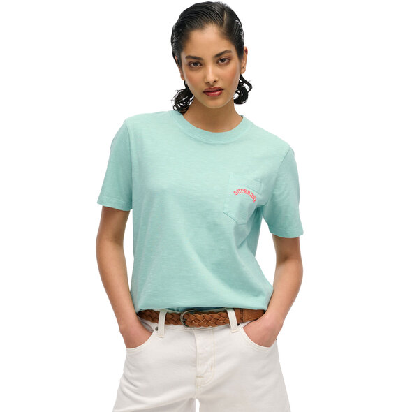 SUPERDRY ESSENTIAL LOGO POCKET ΜΠΛΟΥΖΑ ΓΥΝΑΙΚΕΙA W1011642A-2MD
