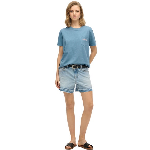 SUPERDRY ESSENTIAL LOGO POCKET ΜΠΛΟΥΖΑ ΓΥΝΑΙΚΕΙA W1011642A-7MN