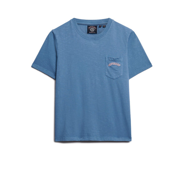 SUPERDRY ESSENTIAL LOGO POCKET ΜΠΛΟΥΖΑ ΓΥΝΑΙΚΕΙA W1011642A-7MN