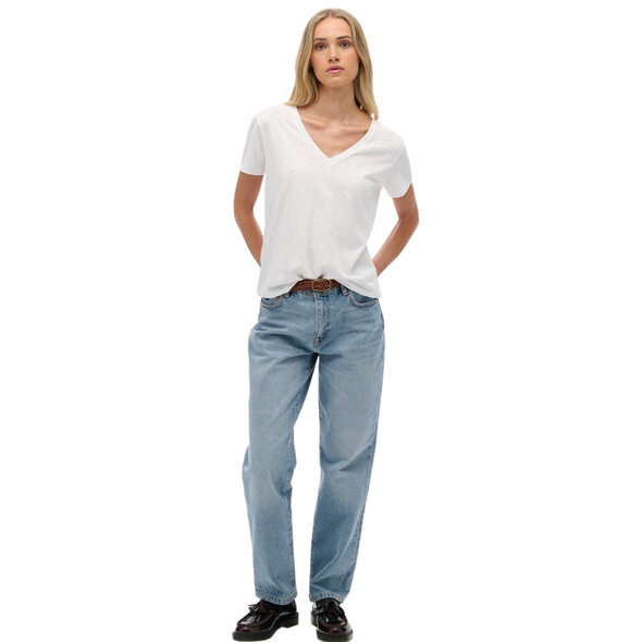 SUPERDRY STUDIOS SLUB EMB VEE ΜΠΛΟΥΖΑ ΓΥΝΑΙΚΕΙA W1011828A-01C
