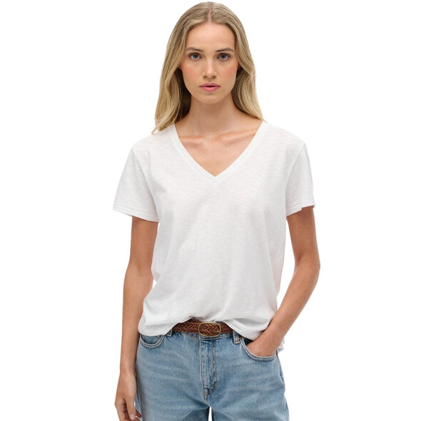 SUPERDRY STUDIOS SLUB EMB VEE ΜΠΛΟΥΖΑ ΓΥΝΑΙΚΕΙA W1011828A-01C