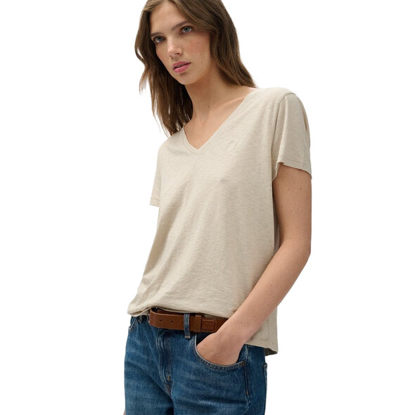 SUPERDRY STUDIOS SLUB EMB VEE ΜΠΛΟΥΖΑ ΓΥΝΑΙΚΕΙA W1011828A-6NN