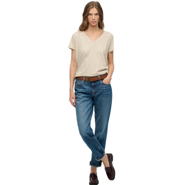 SUPERDRY STUDIOS SLUB EMB VEE ΜΠΛΟΥΖΑ ΓΥΝΑΙΚΕΙA W1011828A-6NN
