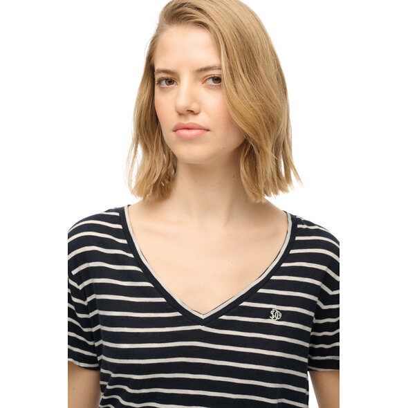 SUPERDRY STUDIOS SLUB EMB VEE ΜΠΛΟΥΖΑ ΓΥΝΑΙΚΕΙA W1011828A-IBX