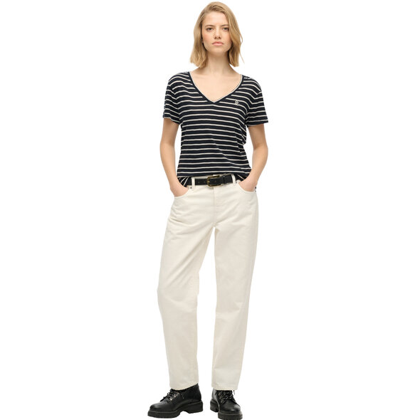 SUPERDRY STUDIOS SLUB EMB VEE ΜΠΛΟΥΖΑ ΓΥΝΑΙΚΕΙA W1011828A-IBX