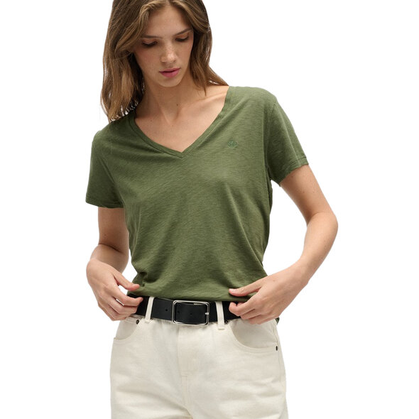 SUPERDRY STUDIOS SLUB EMB VEE ΜΠΛΟΥΖΑ ΓΥΝΑΙΚΕΙA W1011828A-M6B