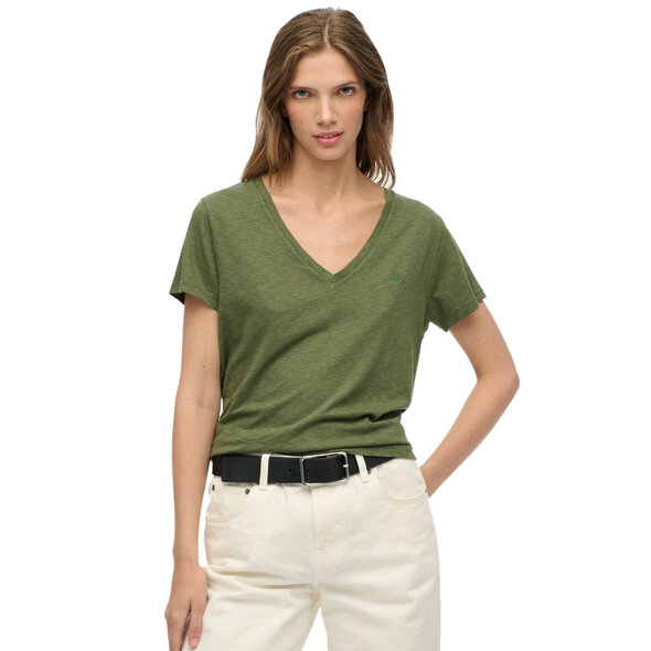 SUPERDRY STUDIOS SLUB EMB VEE ΜΠΛΟΥΖΑ ΓΥΝΑΙΚΕΙA W1011828A-M6B