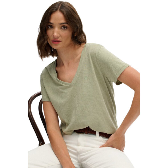 SUPERDRY STUDIOS SLUB EMB VEE ΜΠΛΟΥΖΑ ΓΥΝΑΙΚΕΙA W1011828A-N4X
