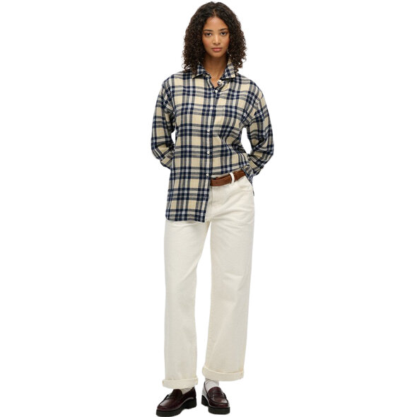 SUPERDRY CHECK FLANNEL BOYFRIEND ΠΟΥΚΑΜΙΣΟ ΓΥΝΑΙΚΕΙΟ W4010500A-H5J