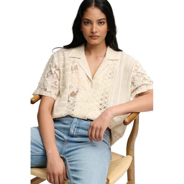 SUPERDRY LACE BEACH RESORT ΠΟΥΚΑΜΙΣΟ ΓΥΝΑΙΚΕΙΟ W4010533A-ZEA