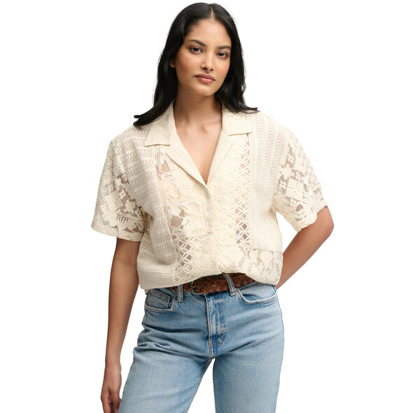 SUPERDRY LACE BEACH RESORT ΠΟΥΚΑΜΙΣΟ ΓΥΝΑΙΚΕΙΟ W4010533A-ZEA