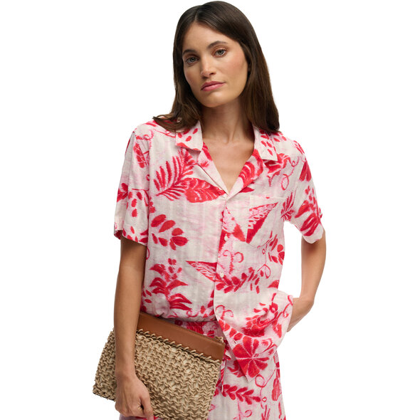 SUPERDRY BEACH PRINTED ΠΟΥΚΑΜΙΣΟ ΓΥΝΑΙΚΕΙΟ W4010586A-K1U