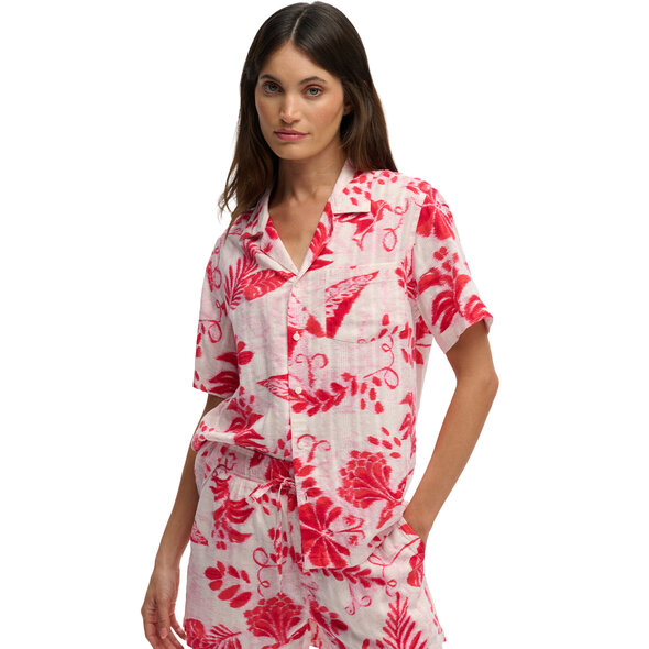 SUPERDRY BEACH PRINTED ΠΟΥΚΑΜΙΣΟ ΓΥΝΑΙΚΕΙΟ W4010586A-K1U