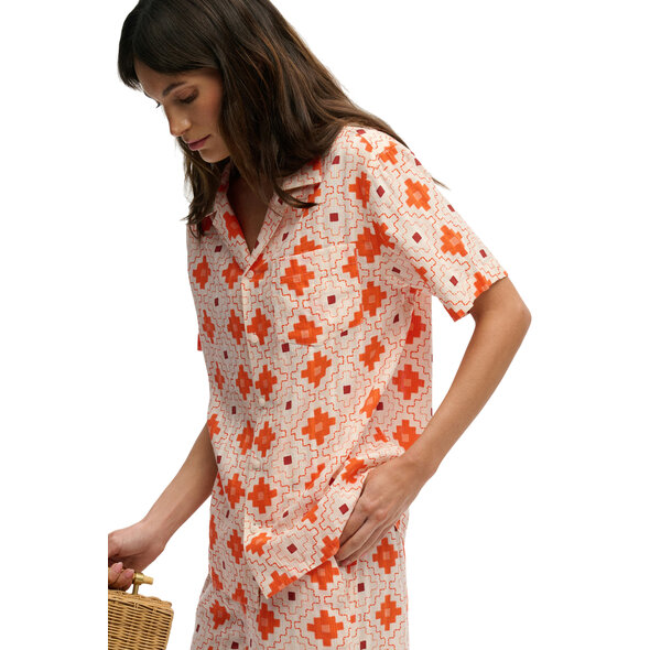 SUPERDRY BEACH PRINTED ΠΟΥΚΑΜΙΣΟ ΓΥΝΑΙΚΕΙΟ W4010586A-K8J