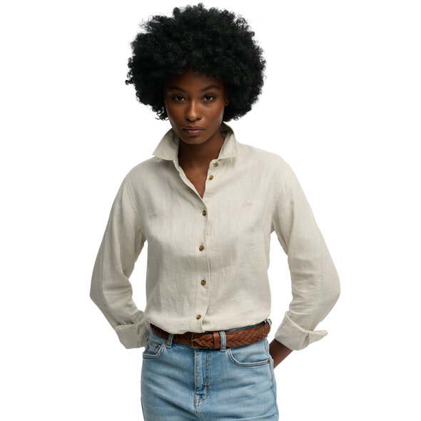 SUPERDRY PREMIUM LINEN ΠΟΥΚΑΜΙΣΟ ΓΥΝΑΙΚΕΙΟ W4010587A-1LC