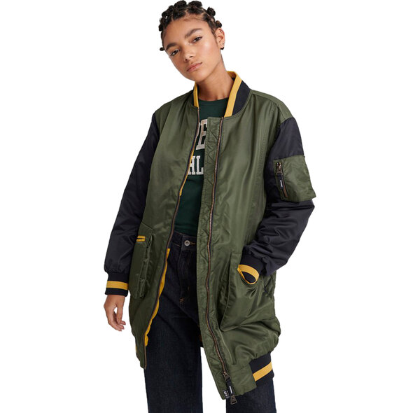 SUPERDRY LONGLINE BOMBER ΜΠΟΥΦΑΝ ΓΥΝΑΙΚEIO W5000081A-A7H