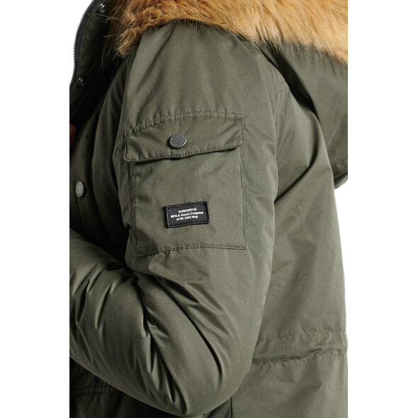 SUPERDRY NADARE MICROFIBRE PARKA ΜΠΟΥΦΑΝ ΓΥΝΑΙΚEIO W5010299A-GUL