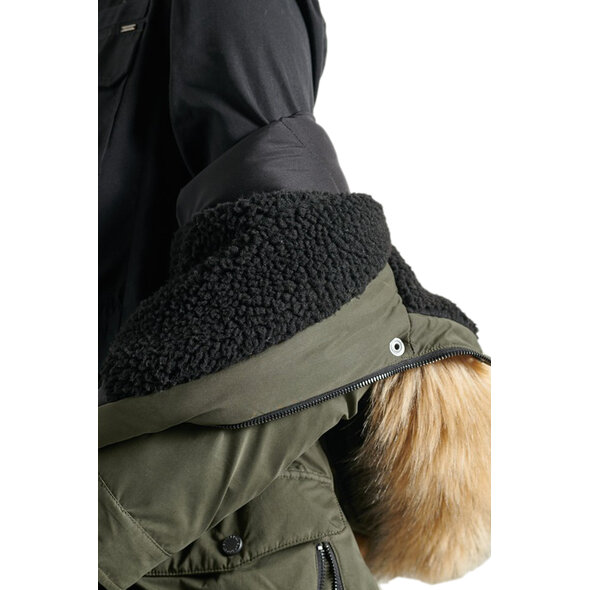 SUPERDRY NADARE MICROFIBRE PARKA ΜΠΟΥΦΑΝ ΓΥΝΑΙΚEIO W5010299A-GUL