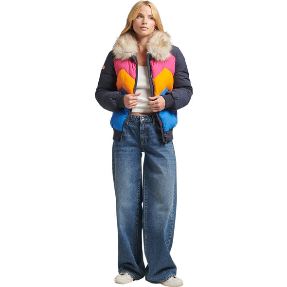 SUPERDRY VINTAGE RETRO PUFFER ΜΠΟΥΦΑΝ ΓΥΝΑΙΚEIO W5011177A-98T