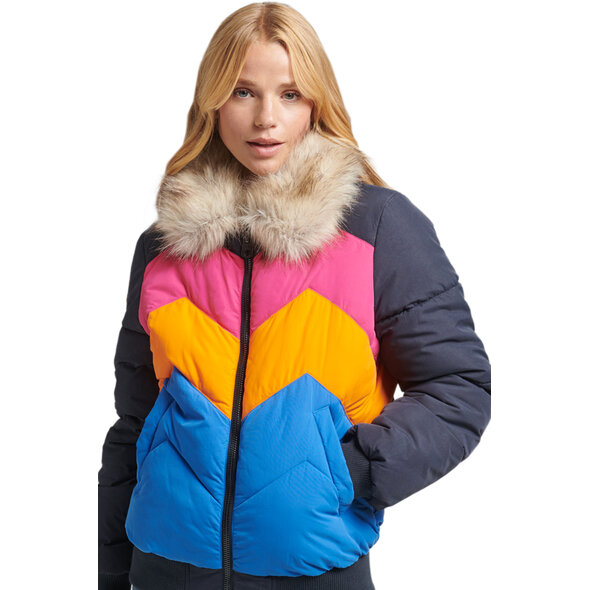 SUPERDRY VINTAGE RETRO PUFFER ΜΠΟΥΦΑΝ ΓΥΝΑΙΚEIO W5011177A-98T