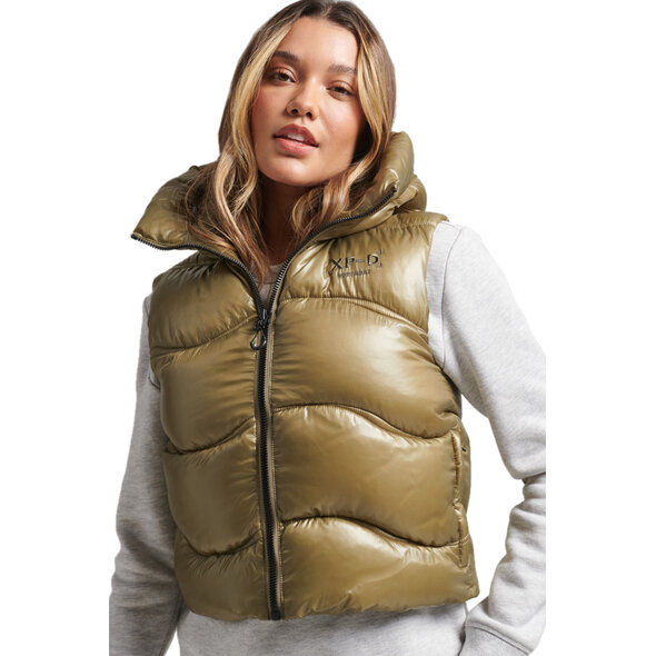 SUPERDRY CODE XPD CROP PADDED ΓΙΛΕΚΟ ΓΥΝΑΙΚEIO W5011327A-GKW