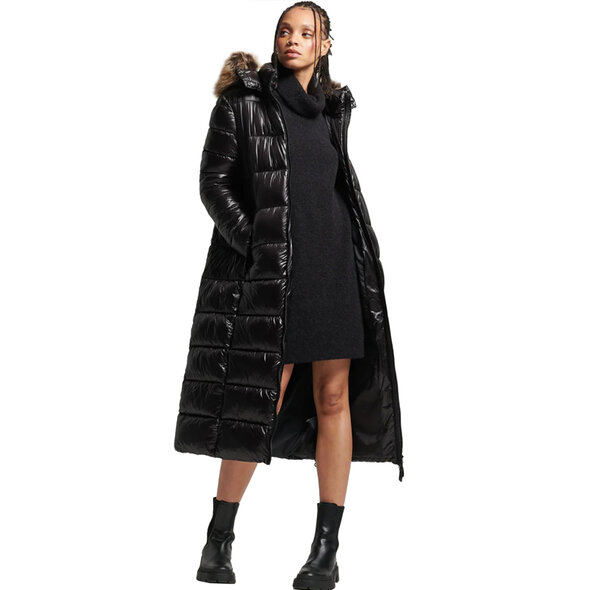 SUPERDRY MOUNTAIN FUJI SHINE LONGLINE ΜΠΟΥΦΑΝ ΓΥΝΑΙΚEIO W5011404A-02A