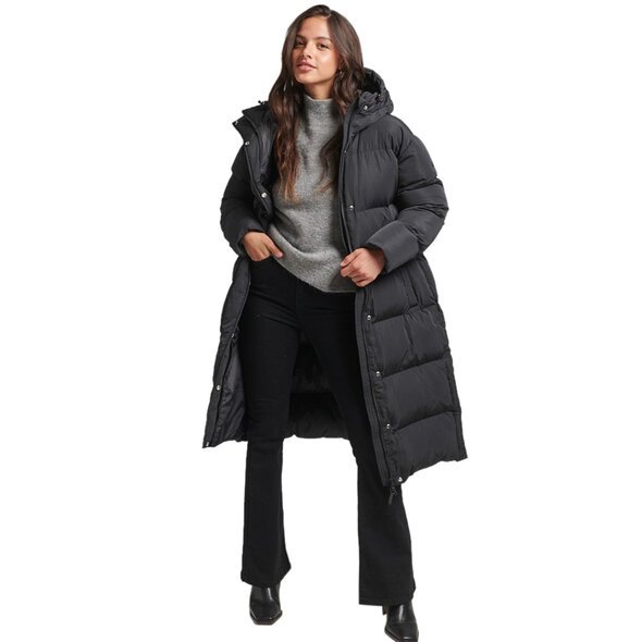SUPERDRY LONGLINE PUFFER DUVET ΜΠΟΥΦΑΝ ΓΥΝΑΙΚEIO W5011411A-02A