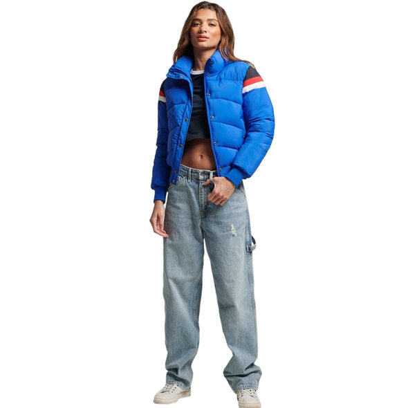 SUPERDRY RETRO PANEL PUFFER ΜΠΟΥΦΑΝ ΓΥΝΑΙΚEIO W5011563A-49G