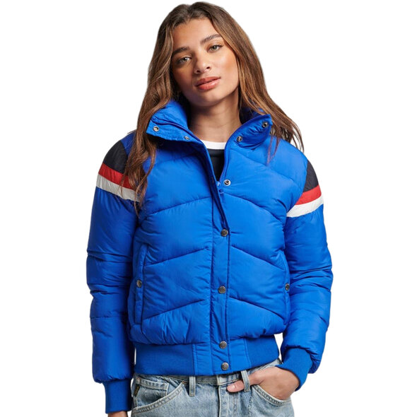 SUPERDRY RETRO PANEL PUFFER ΜΠΟΥΦΑΝ ΓΥΝΑΙΚEIO W5011563A-49G