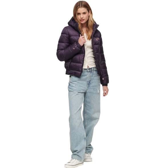 SUPERDRY SPORTS PUFFER BOMBER ΜΠΟΥΦΑΝ ΓΥΝΑΙΚEIO W5011590A-1LF