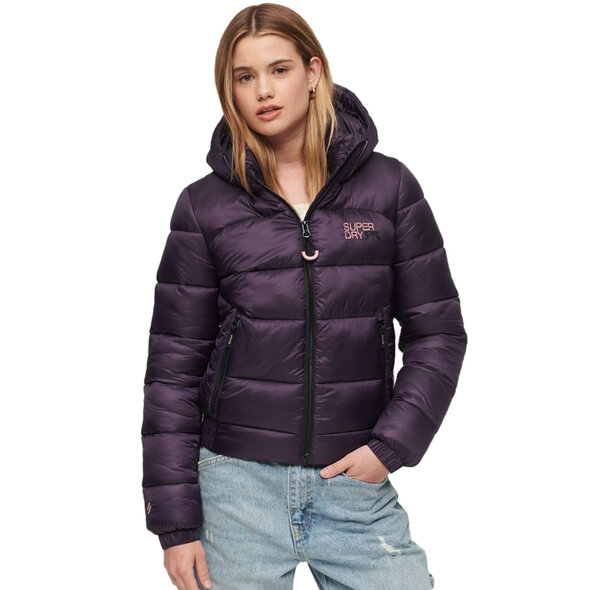 SUPERDRY SPORTS PUFFER BOMBER ΜΠΟΥΦΑΝ ΓΥΝΑΙΚEIO W5011590A-1LF