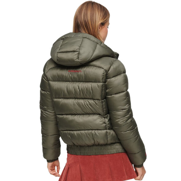 SUPERDRY SPORTS PUFFER BOMBER ΜΠΟΥΦΑΝ ΓΥΝΑΙΚEIO W5011590A-GKW
