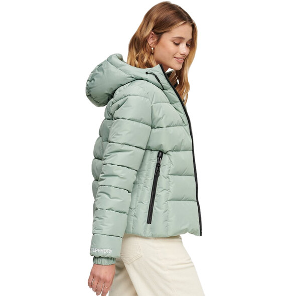 SUPERDRY HOODED SPIRIT SPORTS PUFFER ΜΠΟΥΦΑΝ ΓΥΝΑΙΚEIO W5011630A-1KN