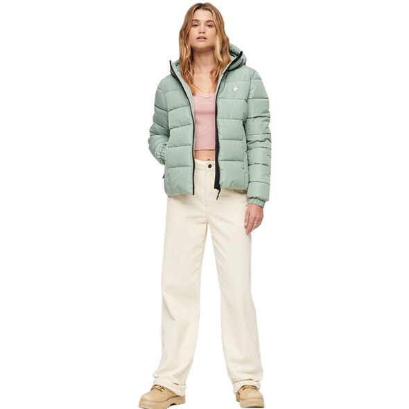 SUPERDRY HOODED SPIRIT SPORTS PUFFER ΜΠΟΥΦΑΝ ΓΥΝΑΙΚEIO W5011630A-1KN