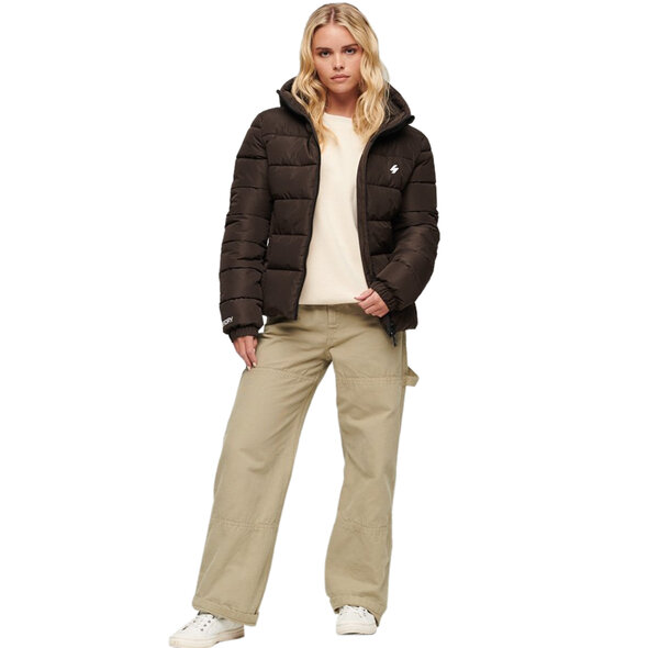 SUPERDRY HOODED SPIRIT SPORTS PUFFER ΜΠΟΥΦΑΝ ΓΥΝΑΙΚEIO W5011630A-8PZ
